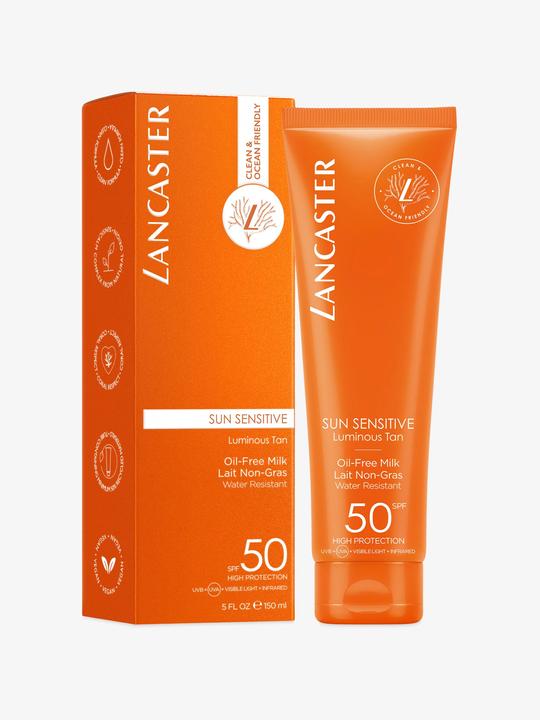 Actual product image Lancaster Clean Sun Sensitive Oil Free (Suntan lotion, SPF 50, 150 ml, 192 g)