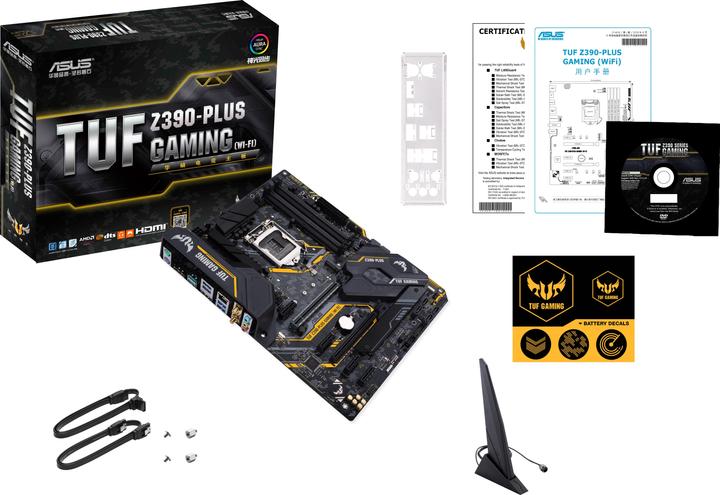 Image du produit ASUS TUF Z390-Plus Gaming (LGA 1151, Intel Z390, ATX)