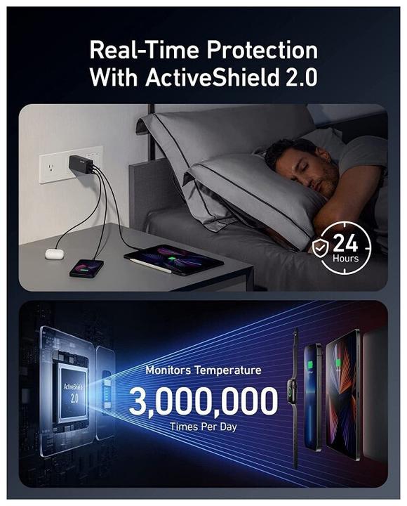 Actual product image Anker 737 GaN III (120 W)