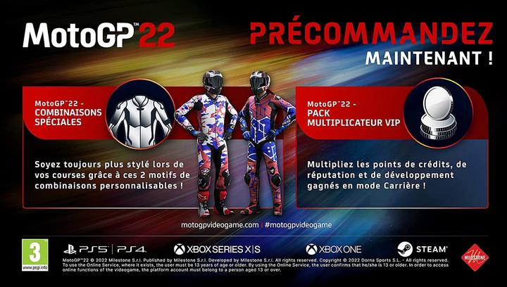 Image du produit Milestone MotoGP 22 Day One Edition (PS4) (PS4, PS5, DE, IT, FR)