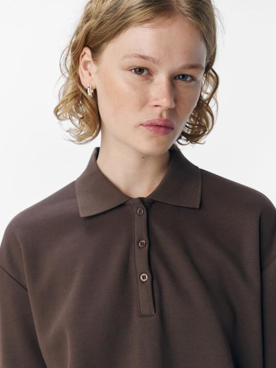Actual product image Object Gestreiftes Langarm-Poloshirt (XS)
