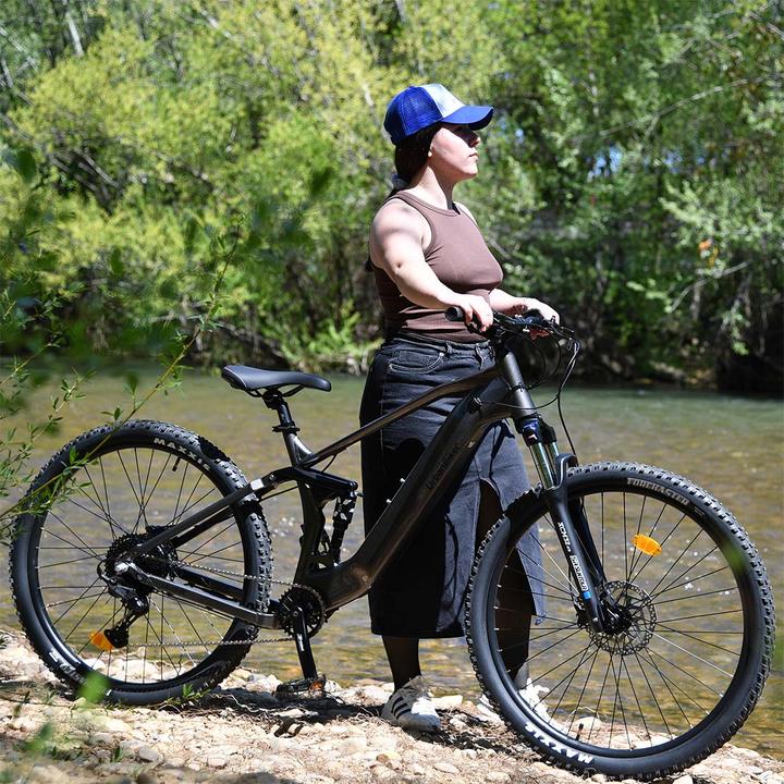 Actual product image Urbanbiker UB400 | Mountain E-Bike Full-suspension comfortable and powerful | Up to 140 km range