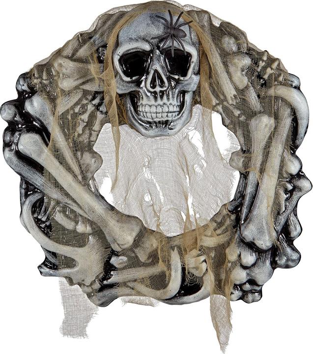 Produktbild Widmann Wanddeko Kranz Totenkopf