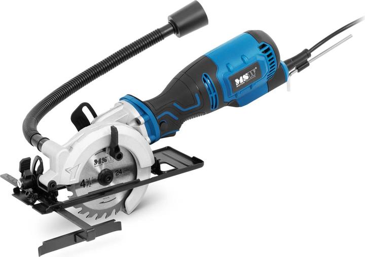 MSW Mini-Handkreissäge Handkreissäge Führung 705 W 3500 U/min Ø 115 mm 0 - 45°