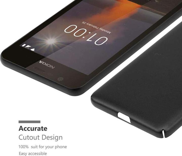 Actual product image Cadorabo Hard Cover Matt Metal Cover (Nokia 1)