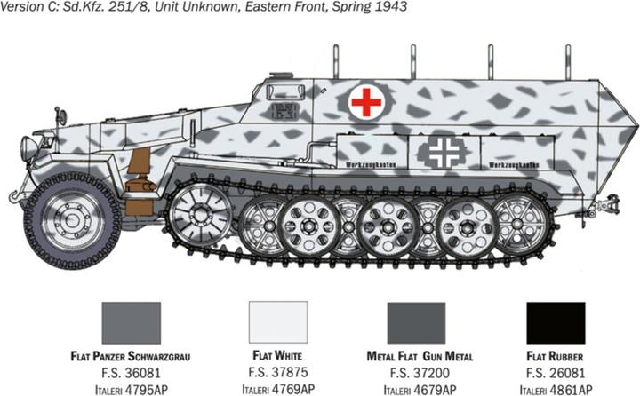 Actual product image 1:72 Sd.Kfz. 251/8 Ambulance