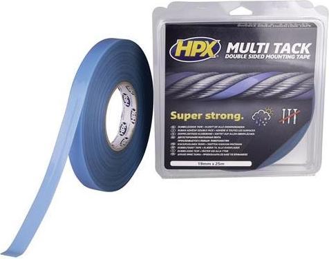 Produktbild HPX Doppelseitiges Multi-tack Klebeband - halbtransparent - 19 mm x 25 m (19 mm)
