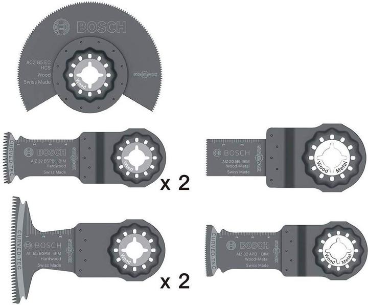Produktbild Bosch Professional Zubehör Starlock Set für Holz ACZ 85 EC, All 65 BSPB, AIZ 32 APB/32 BSPB/20 AB