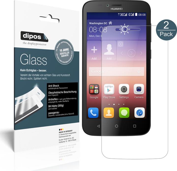 Actual product image Dipos Screen Protector Anti-Shock (1 Piece, Huawei Y625)