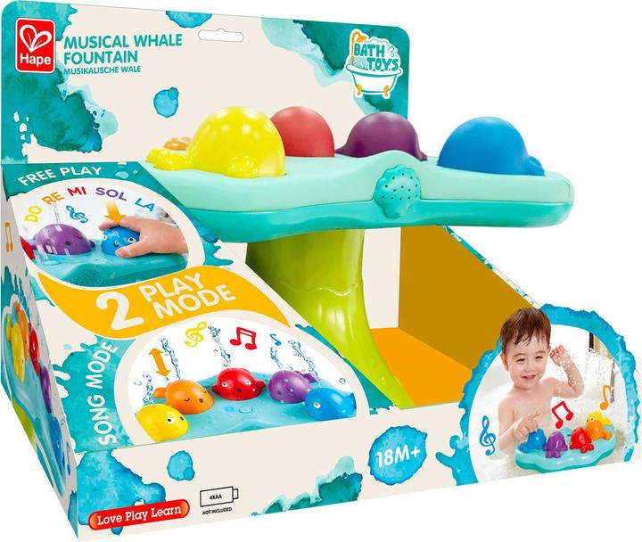 Actual product image Hape Musical whales