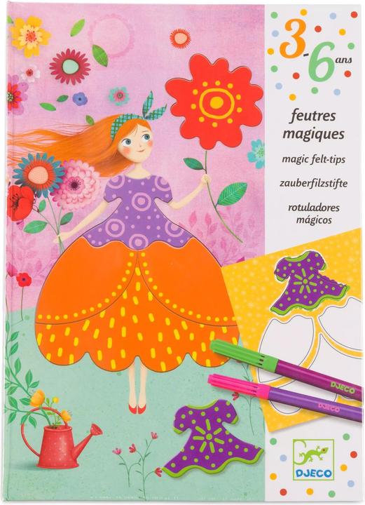 Image du produit Djeco Peinture Crayons-feutres magiques