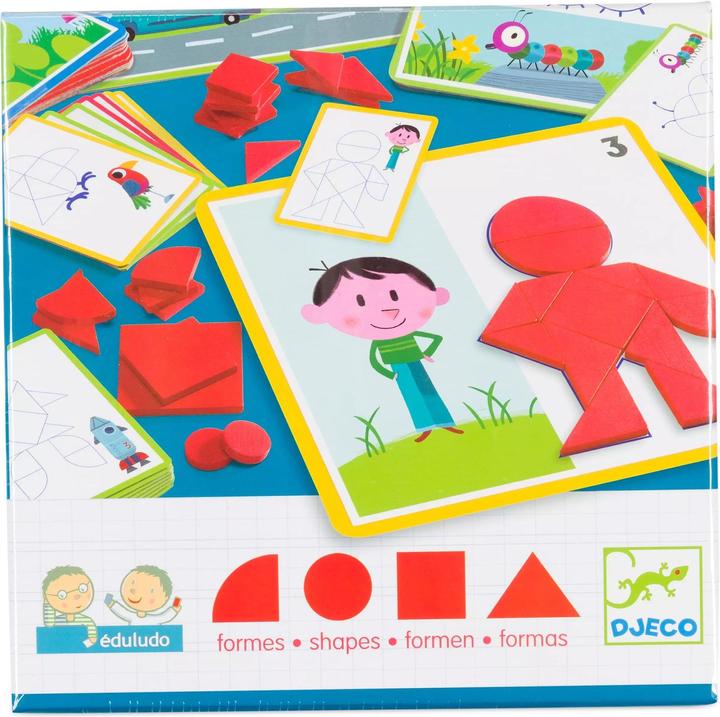 Djeco Puzzle Éduludo Formes (Français)