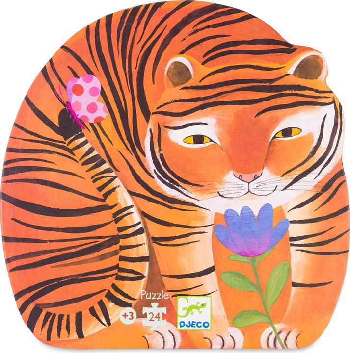 Image du produit Djeco Puzzle Le tigre se promène (24 pièces)