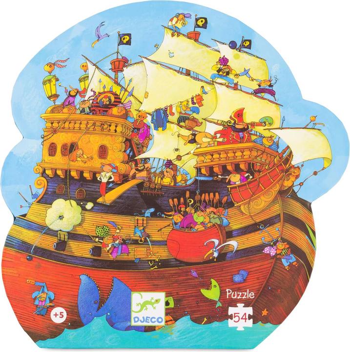 Djeco Puzzle The ship ds Barbarossa (54 pieces)