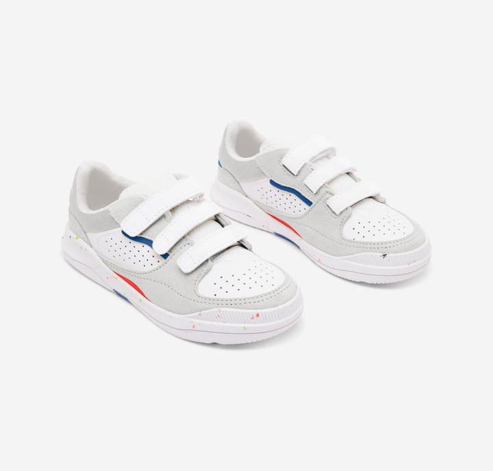 Immagine prodotto Decathlon Scarpe da ginnastica con velcro per bambini - Playventure City bianco/blu/rosso (30)
