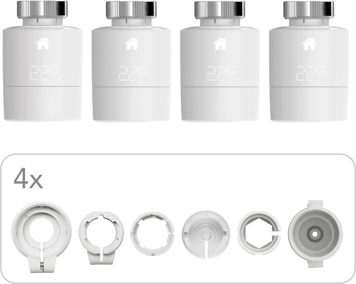 Immagine prodotto tado° Termostato radiatore intelligente - Quattro Pack