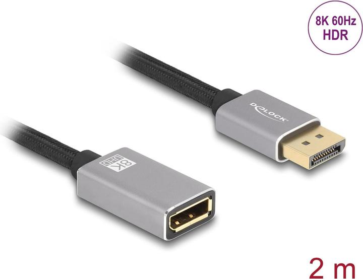 Actual product image Delock DisplayPort - DisplayPort (2 m, DisplayPort)