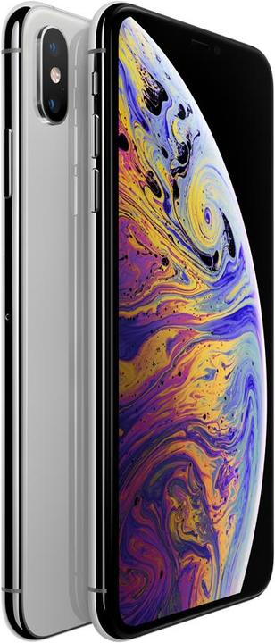 Produktbild Apple iPhone XS Max (64 GB, Silver, 6.50", SIM + eSIM, 12 Mpx, 4G)