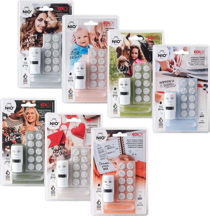 Actual product image Colop Stamp Little NIO Set Bullet Journal