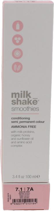 Produktbild Milk_Shake milk shake smoothies semi permanent colour 100ml - 7.1 ash blond (7.1 ash blond)