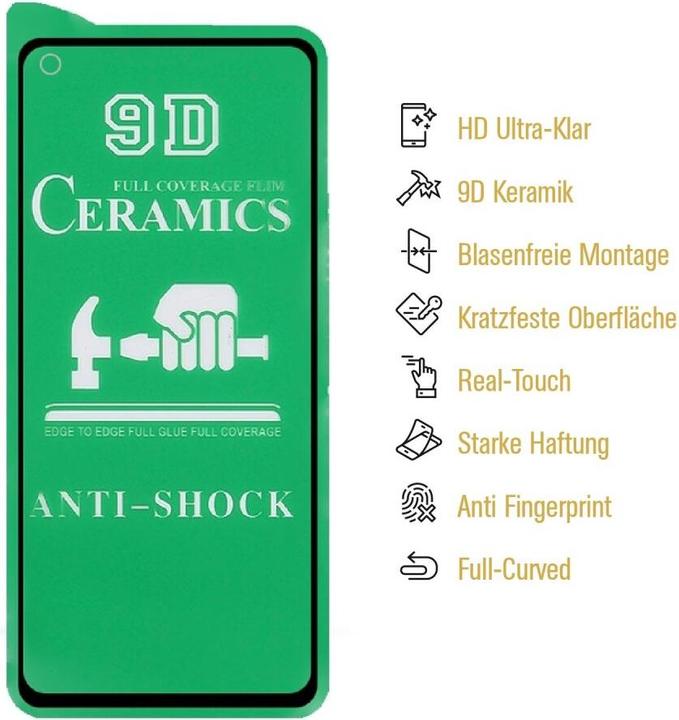 Actual product image Protectorking 1x Ceramic-Glass Full Cover HD Klar (1 Piece, Oppo Find X3 Lite)