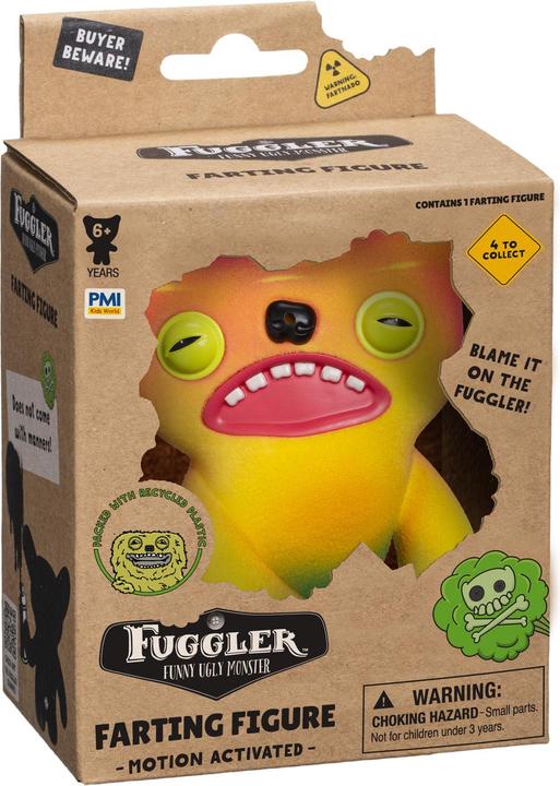Actual product image Fuggler Fugglers - Farting Figures 1 Pack Window Box - Wide Eyed Weirdo Multi