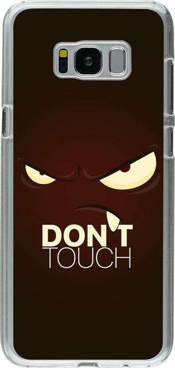 Produktbild PhoneLook Hülle transparent Angry Dont Touch (Samsung Galaxy S8+)