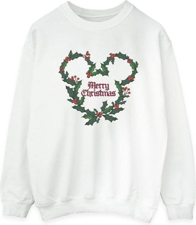 Produktbild Disney Mickey Mouse Merry Christmas Holly Sweatshirt (S)