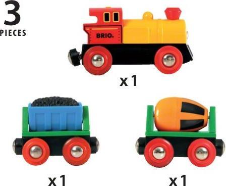 Actual product image Brio Train with battery locomotive