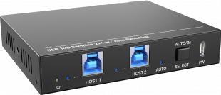 Immagine prodotto Tesca Sélecteur USB3 Gen2 ( 2 porte Host USB-B, 3 porte USB-A e 1 USB-C ), 10,2 Gbps