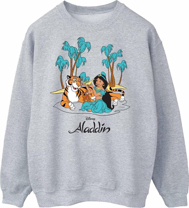 Disney Aladdin Jasmine Abu Rajah Beach Sweatshirt (S)