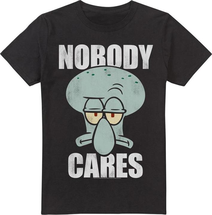 Spongebob Squarepants Nobody Cares Meme TShirt (L)