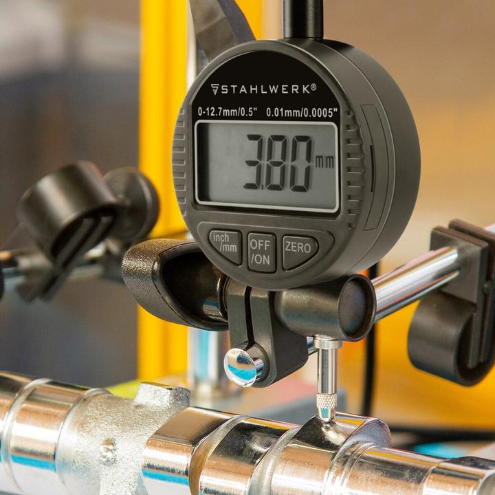 Produktbild Stahlwerk Digitale Messuhr mit 0-12,7 mm (0,5") Messbereich Millimeter und Zoll (1.27 cm)