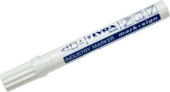 Produktbild Lyra MARKER PERMANENT VARNISH CIRCLE END 2-4MM WHITE LY040001 (Weiss, 3 mm, 10 x)