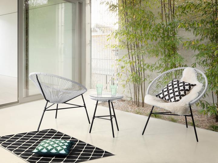Actual product image Beliani Acapulco set of 2 with table