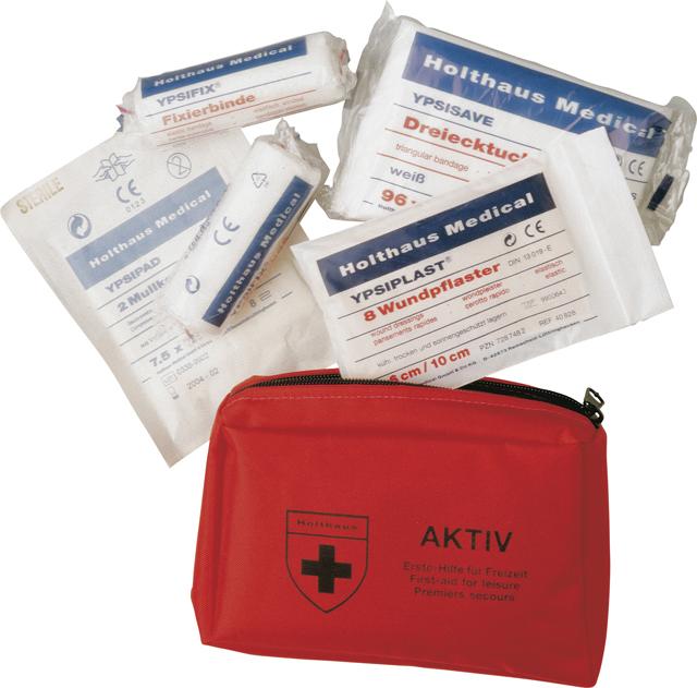 Image du produit Holthaus Pharmacie de voiture Aktiv, 18 pièces, 16 x 11 x 4 cm (Pharmacie automobile)