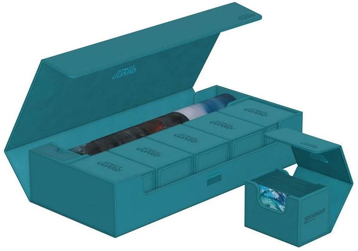 Produktbild Ultimate Guard Kartenbox XenoSkin Superhive 550+ Petrolblau
