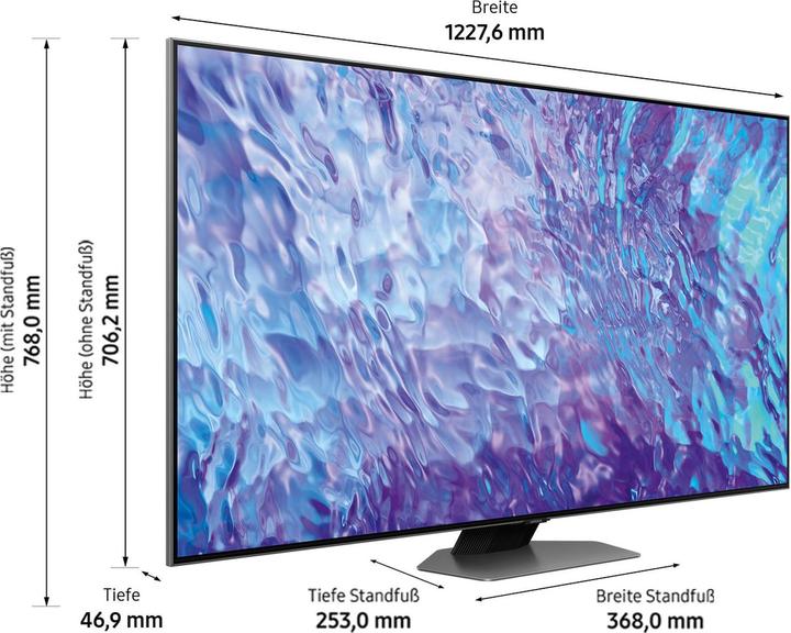 Produktbild Samsung GQ55Q80CAT (55", Q80C, QLED, 4K, 2023)
