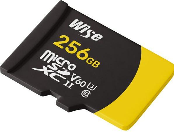 Productafbeelding Wise 256GB microSDXC UHS II V60 Memory Card (256 GB, microSDXC, U3, UHS-II)