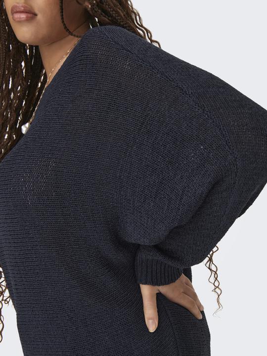 Produktbild Only Knit Fit Rundhals Plus Gerippte Ärmelbündchen Pullover Strickpullover (M)