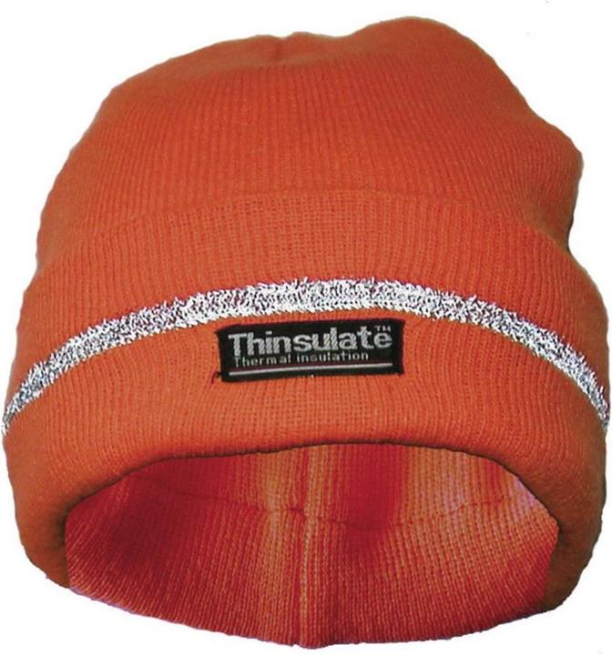 Strickmütze LeuchtOrange