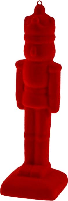 Produktbild Werner Voss Nussknacker rot beflockt 16cm