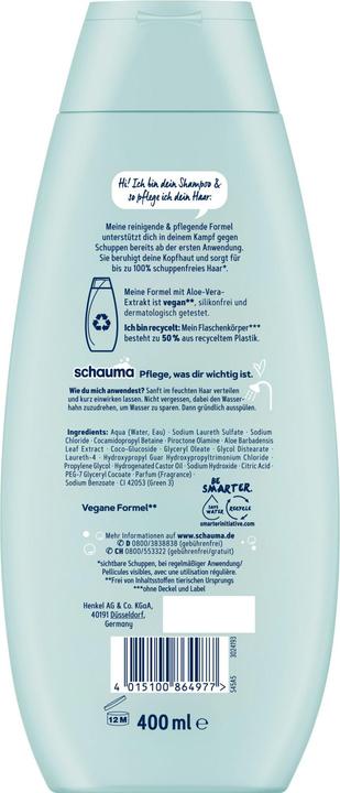 Actual product image Schwarzkopf Anti-Dandruff (400 ml, Liquid shampoo)