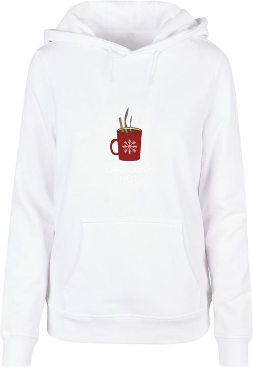 Merchcode Ladies Caution Hot Basic Hoody - 117889