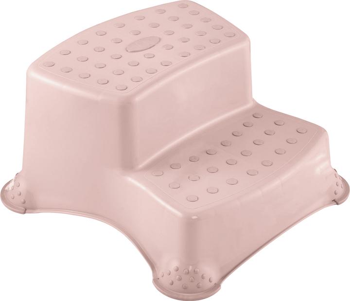 keeeper kids step stool "igor pure", two-step, pink nordic-pink, load capacity: 120 kg, non-slip feet