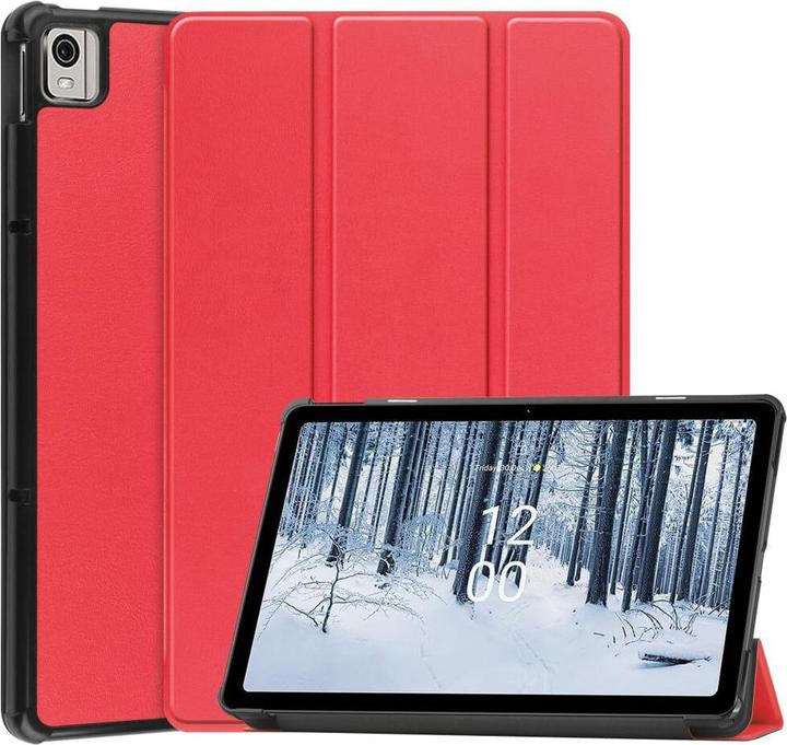 Actual product image Cover-Discount Nokia T21 - Tri-fold Smart Case red (Nokia T21)