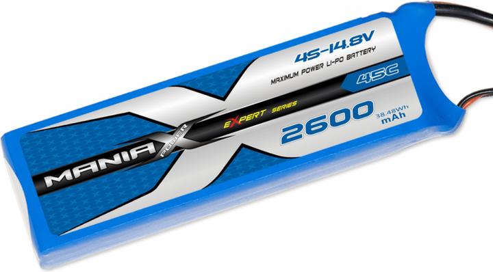 Immagine prodotto ManiaX 45C eXpert 14.8V 2600mAh 45C EC5 (2600 mAh)