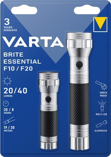 Actual product image Varta Brite Essential Twinpack (17.60 cm, 40 lm)