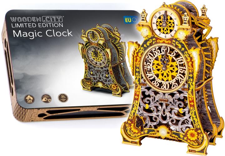 Image du produit WoodenCity WOODEN CITY 3D Puzzle Magic Clock Édition limitée 149 pièces (149 pièces)