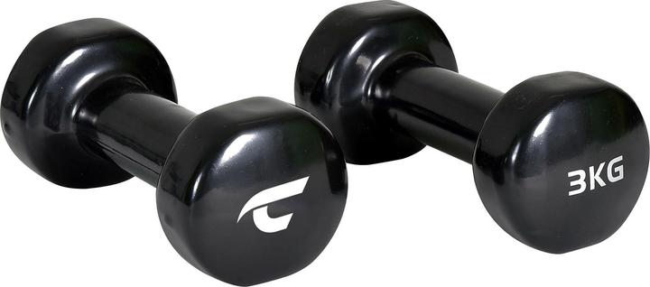 Produktbild Christopeit Vynilhanteln Beauty Bells Fausthanteln 2 x 3 kg schwarz Die ergonomisch geformten Vinyl (2 x 3 kg)